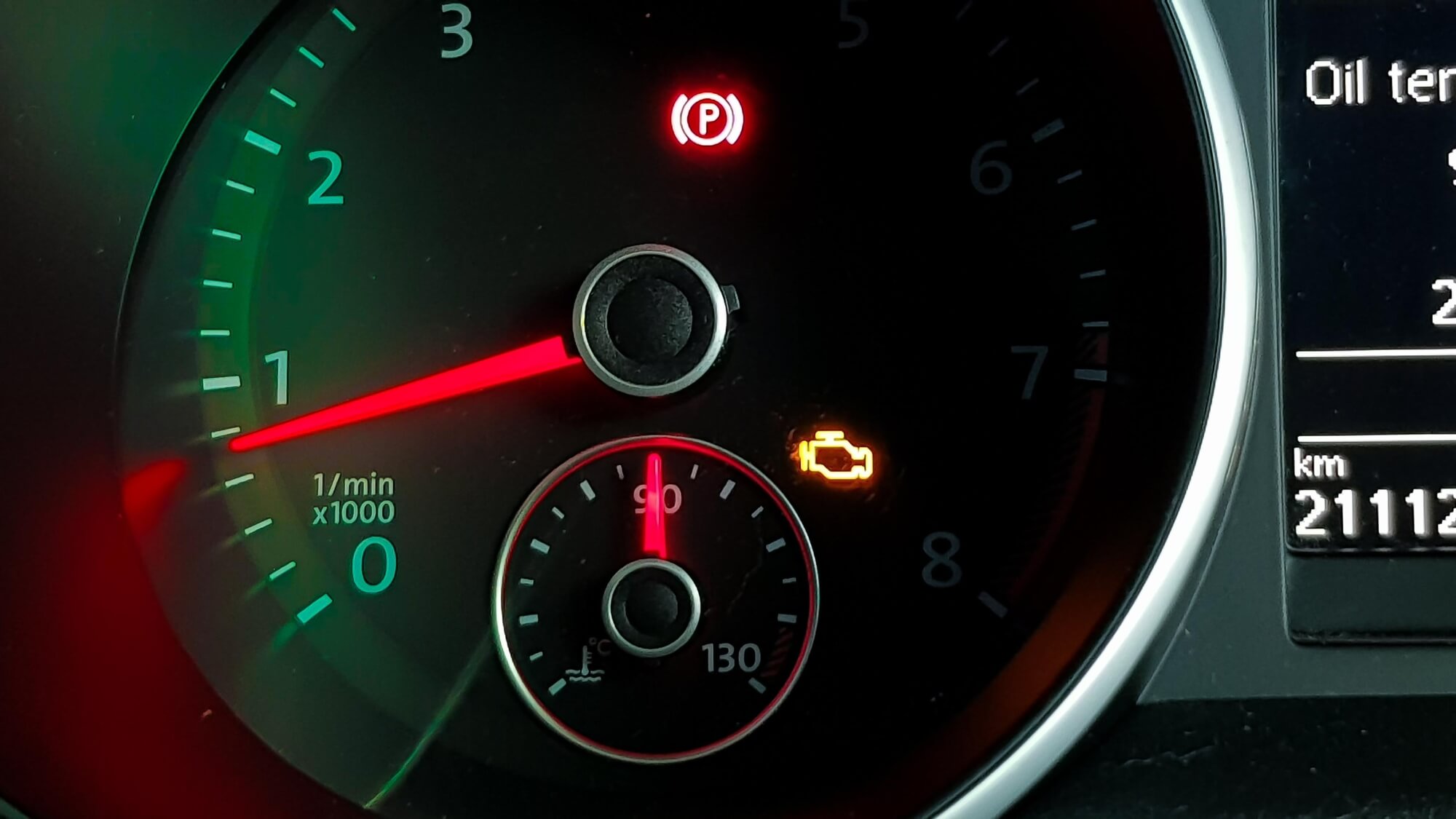 check engine light indicator of Volkswagen needing repair in Davie FL