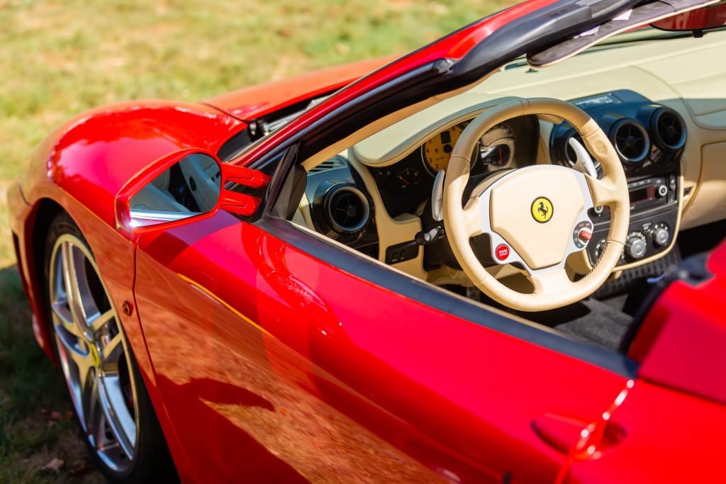 a red luxury car needing Ferrari Repair in Davie FL