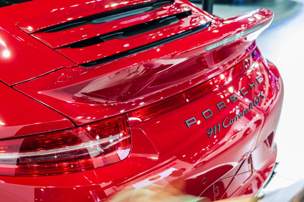 red porsche after visiting Import auto repair shop in Davie FL