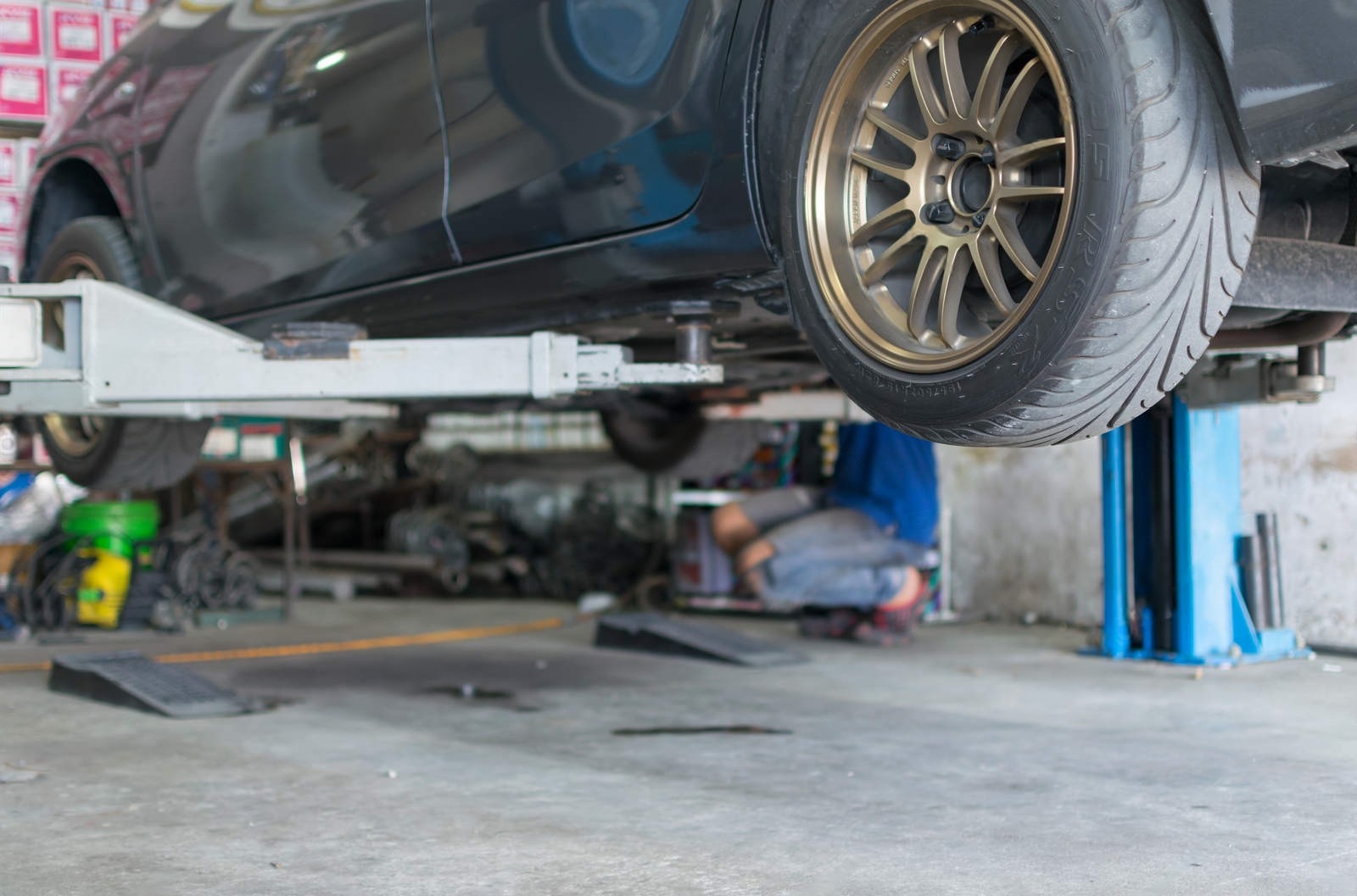 car undergoing Foreign auto repair Davie FL