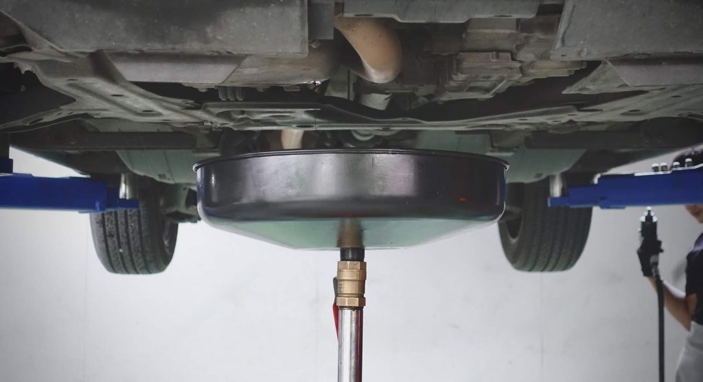 suspension being checked during Foreign auto repair Davie FL
