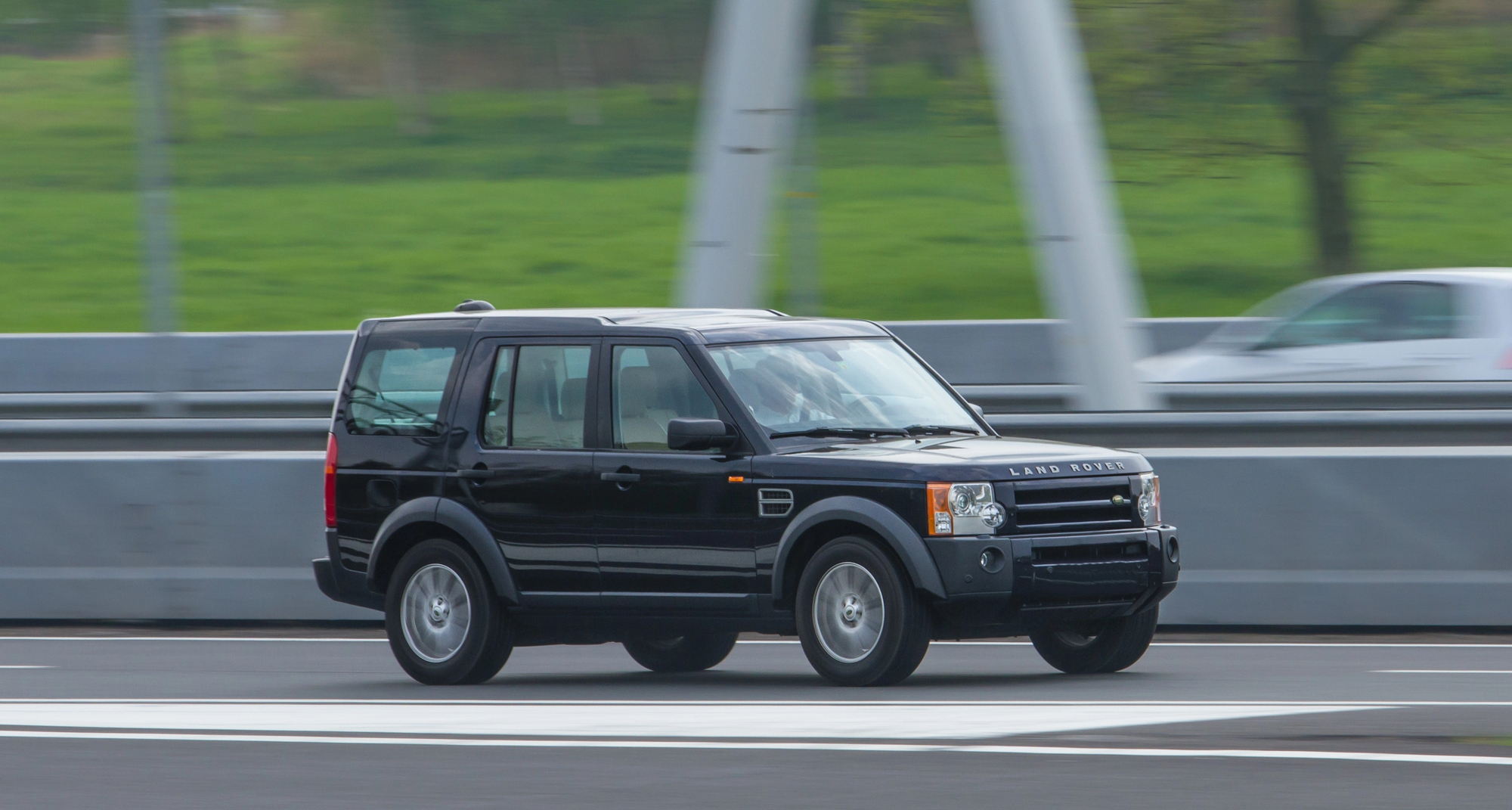 Land Rover on the road after Land Rover repair Davie FL